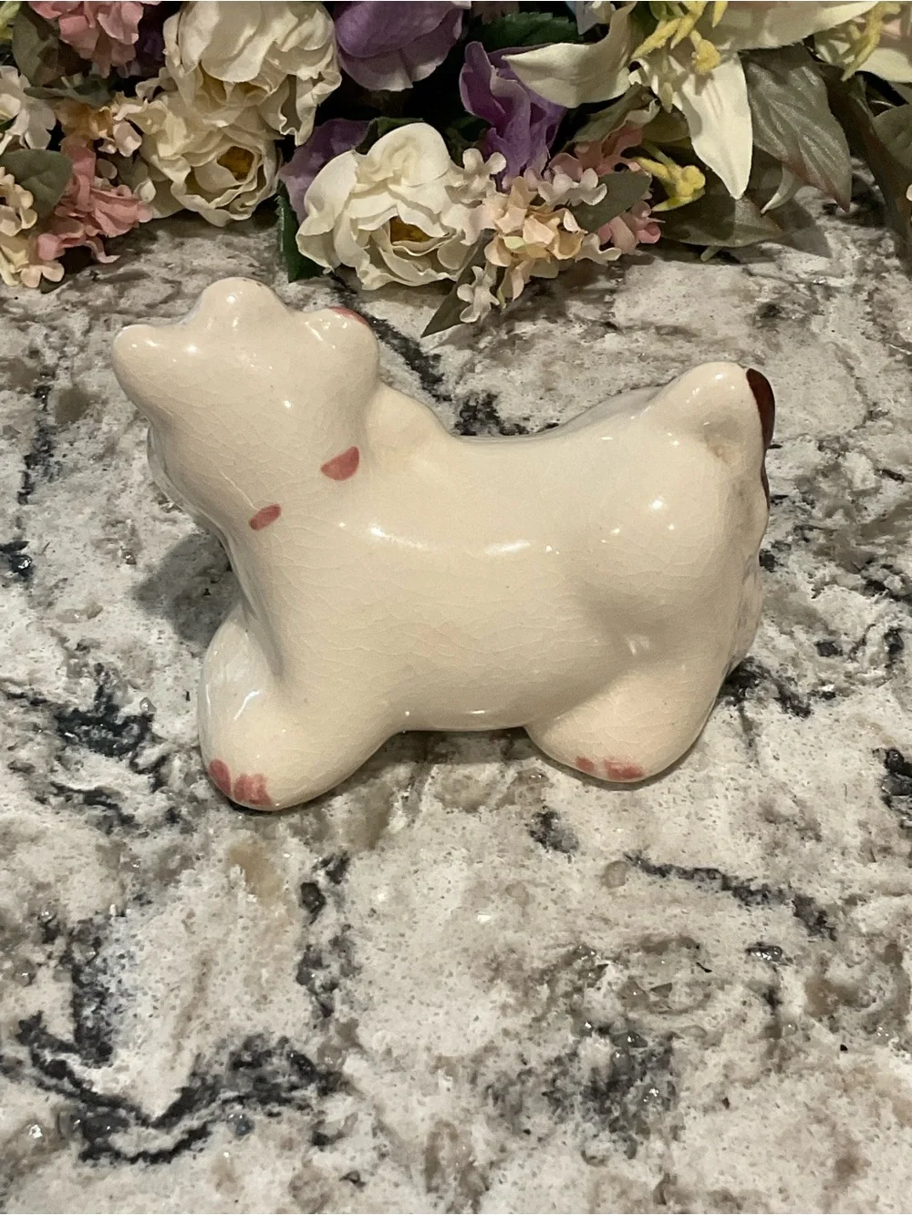 BR-RIO HONDO COW FIGURINE 1950’S CERAMIC HANDPAINTED